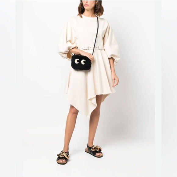 Anya Hindmarch Handbags - ANYA HINDMARCH
Eyes Leather-Trimmed Shearling Shoulder Bag